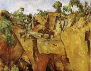 Paul Cezanne Quarry at Bibemus oil painting reproduction